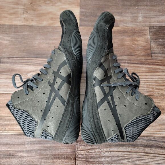 Asics Snapdown 3 Mens 9.5 Wide Wrestling Boxing Shoes Black Mat Grip 1081A031 - Picture 7 of 11